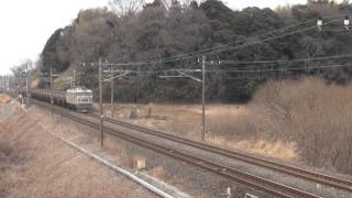 【カシ釜安中貨物】5388レ EF510-509+トキ+タキ 佐貫~牛久通過