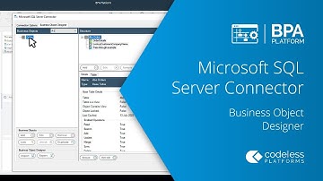 Quickstart Guide: Microsoft SQL Server Connector | Business Object Designer