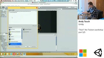 Andy Touch, Unity, "Train" the Trainers workshop 5/5