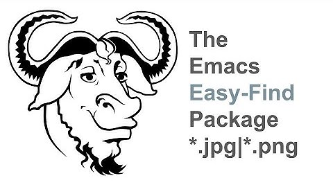 The Emacs Easy-Find Package #filemanagement #types #search