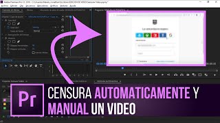 Como CENSURAR un vídeo en Adobe PREMIERE (Objetos AUTOMATICAMENTE y MANUAL) 😜