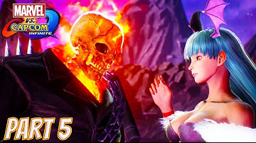 Marvel vs Capcom Infinite Story Part 5: Dark Kingdom Soul Stone (Ghost Rider, Morrigan, Dr Strange)