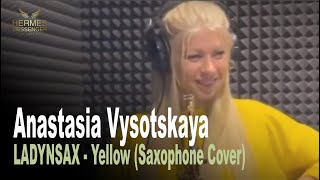 LADYNSAX - Yellow (Saxophone Cover) by Anastasia Vysotskaya Resimi