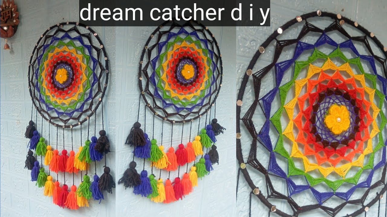  Weast Out of the Best! बूलन से आसान ड्रीमकैचर DIY | क्रिएटिव होम क्राफ्ट”