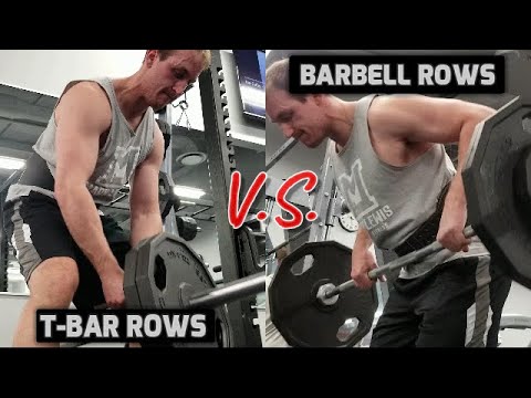 T-Bar Rows Vs. Barbell Rows- Which One Builds More Muscle - Youtube