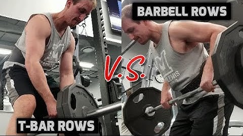 T-BAR ROWS VS. BARBELL ROWS- WHICH ONE BUILDS MORE MUSCLE