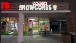 Snow Cone Business | Coach Slim Snow Cones - Carrollton TX