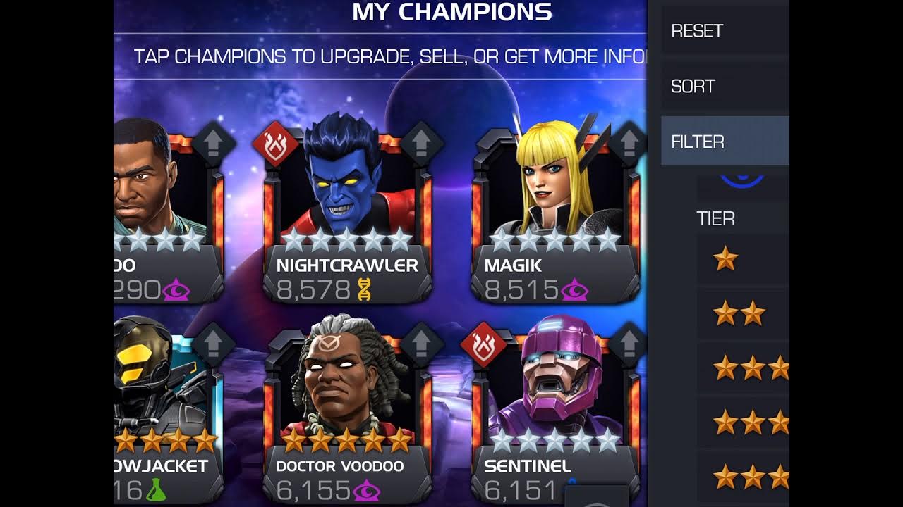 MCOC Awakening 4 Champs!! 5* Generic and Mutant gems used!!! THE