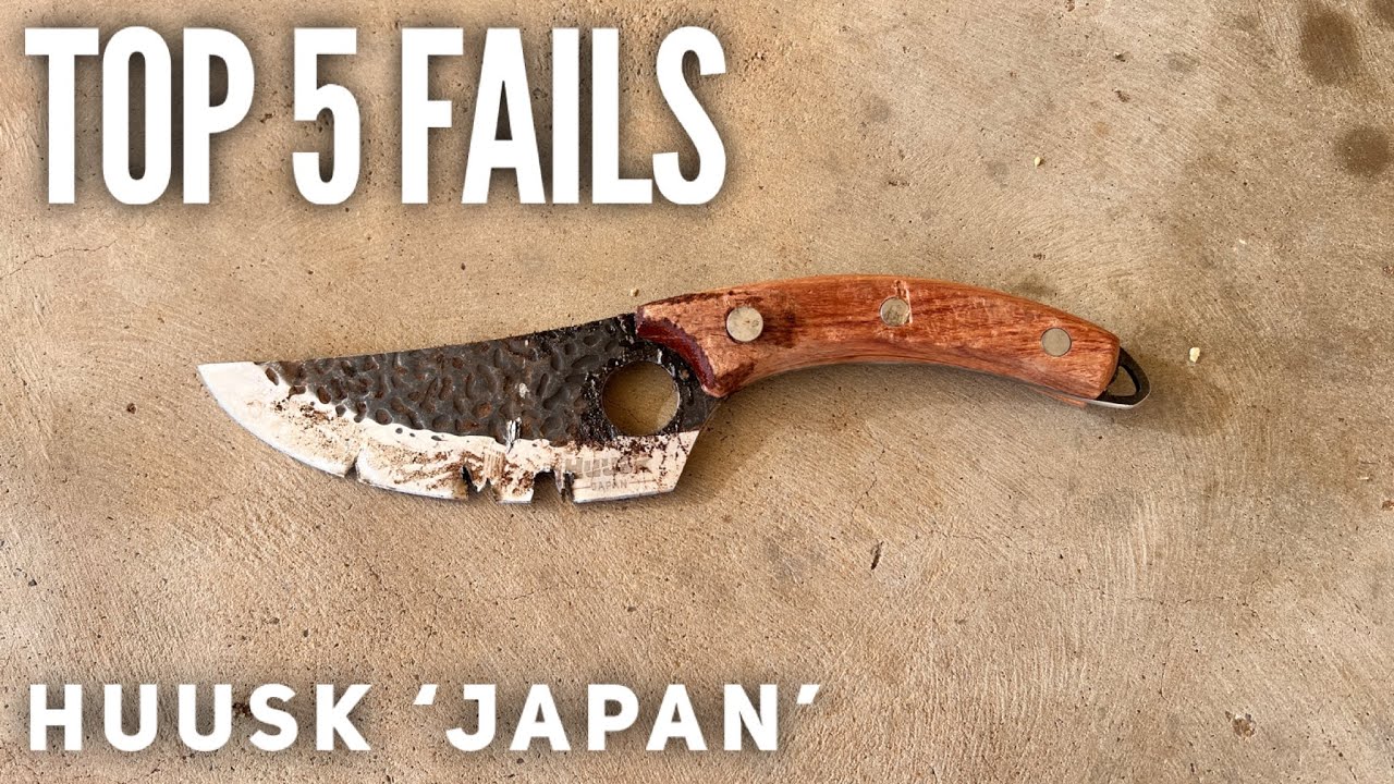 TOP 5 HUUSK Knife FAILS 