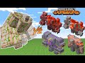 Gaint Iron Golem Vs. All Monstrosity Minecraft