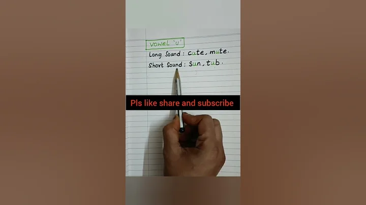 short and long sounds of Vowel 'U' #shorts #levelupphonics