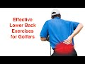 Best Lower Back Exercises for Golfers