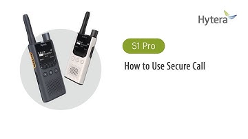 S1 Pro Tutorial - How to Use Secure Call Feature