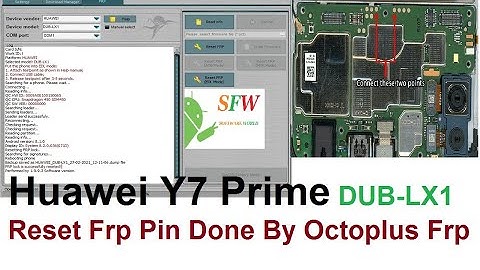 Huawei Y7 Prime Dub-Lx1 Reset Frp Pin Done By Octoplus Frp Tool