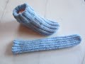 Chaussettes tricotées à 2 aiguilles très facile - La grenouille Tricote