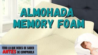 ALMOHADA MEMORY FOAM  Almohada Dreamlab Neck ¿Vale la pena COMPRARLA? |  Unboxing