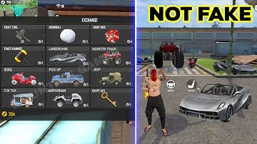 Training Mode Car Enter Trick | Free Fire New Tricks 2022