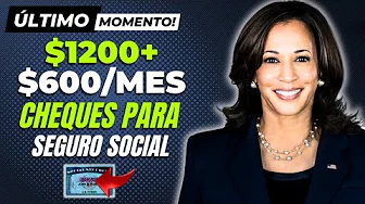 $1,200 +  $600/MES Cheques Para Seguro Social Y Bajos ingresos, SSI SSDI thumbnail