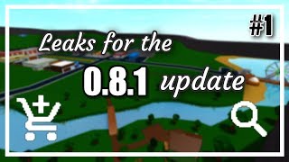 Leaks for the 0.8.1 update! • #1 | Bloxburg Roblox Leaks for the 0.8.1 update! • #1 | Bloxburg Roblox