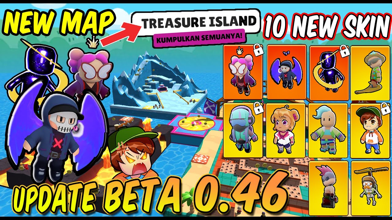 NOVO BETA 0.46 + NOVO MAPA TREASURE ISLAND + NOVAS SKINS