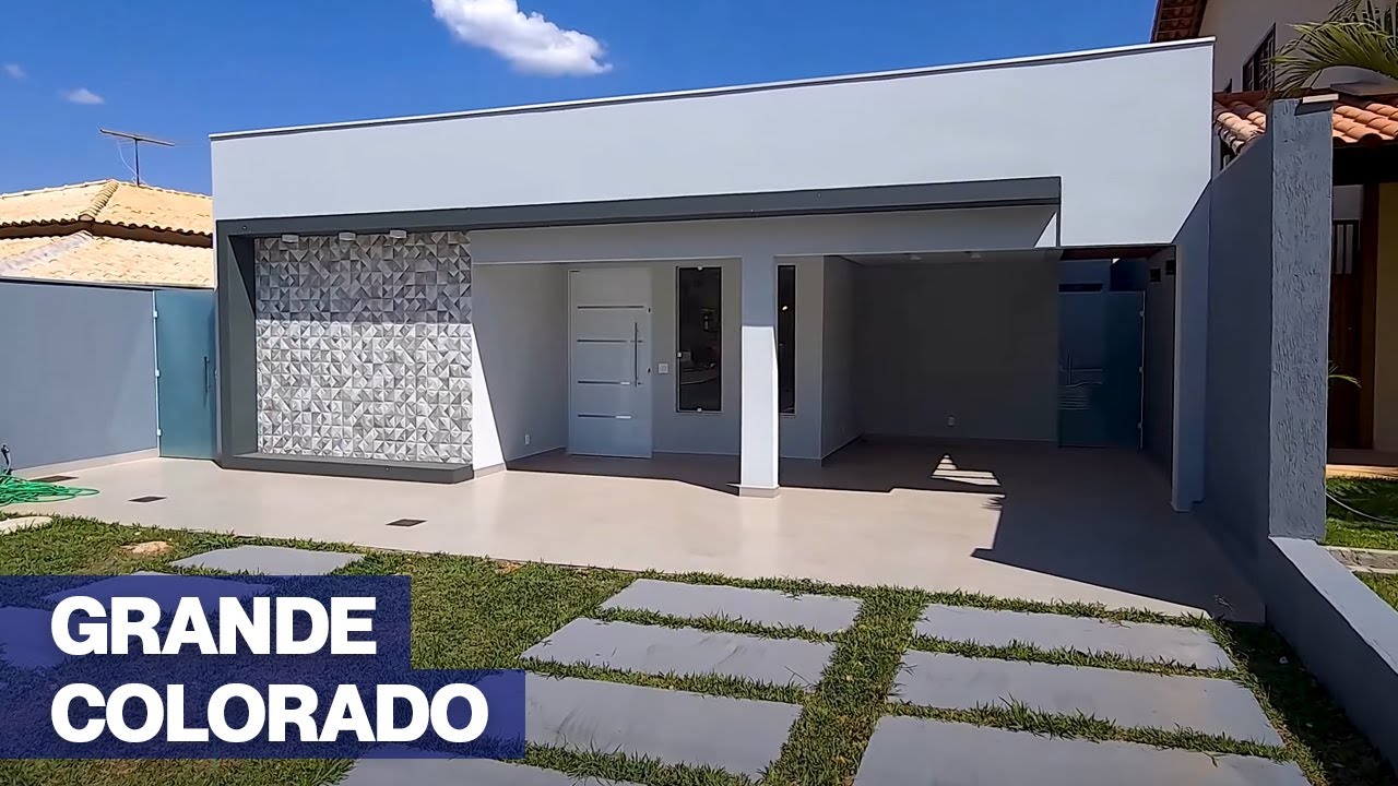 Casa moderna com 3 SUÍTES  no Condomínio Jardim Europa II - Grande Colorado - Sobradinho/DF