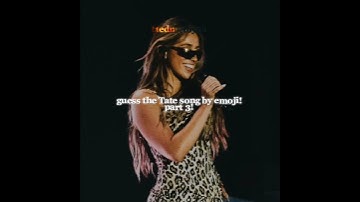 guess the Tate song by emoji part 3! #tatemcrae #taylorsversion #taylorswift #edit #tatertots #ts