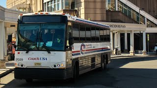 ᴴᴰ⁶⁰ Front POV: Pascack Valley Line Replacement Shuttle Bus Ride (All Stops) provided by CoachUSA