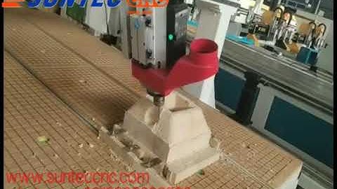 suntec 4 axis 180 degree rotary 3d mould making cnc router