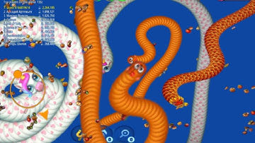 WormsZone.io - Hungry Snake new Update And New Worms Snake😈//Snake Battle WormsZone.io slither snake