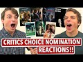 2019 Critics Choice Nomination REACTIONS