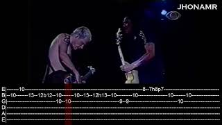RHCP - Californication Intro Jam Live - Sao Paulo, Brazil (2002) John Frusciante - TABS