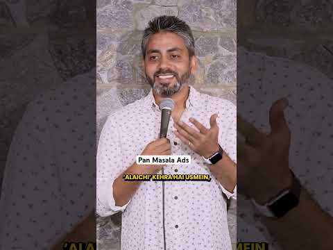 Actore and Pan Masala Ads…. full video on the channel.   #standupcomedy