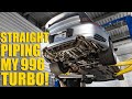 Straight Piping my Porsche 911 Turbo (996); Instantly Loud!