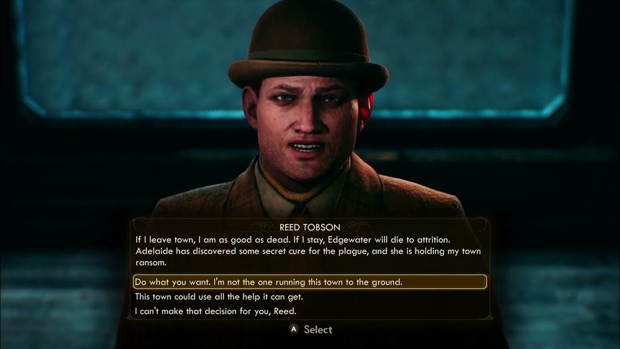 The Outer Worlds Getting Reed Tobson to leave and assigning Adelaide