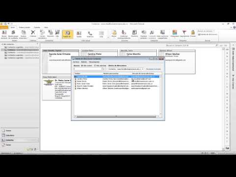 Video: ¿Cómo importo contactos a la libreta de direcciones de Outlook?