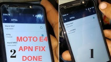 Motorola Moto E4  Xt1766 APN Fix Done With File Link 100%Ok Solution  | mobile cell phone |