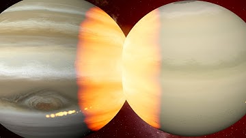 COLLISION OF SATURN WITH JUPITER | Universe Sandbox