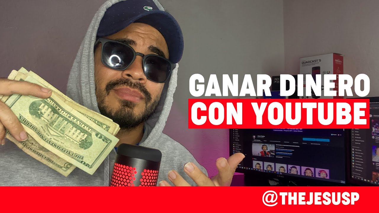 400$ MENSUALES 💲 | COMO GANAR DINERO CON YOUTUBE SIN GRABARTE - YouTube