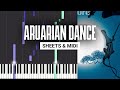 Aruarian dance  nujabes  piano tutorial  sheet music  midi