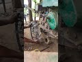 Mini rotavetor wheel adjustment and cage wheel washid welding workshop