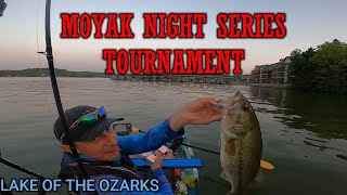 MOYAK Lake of The Ozarks Night Tournament | Kayak Bass Tournament
