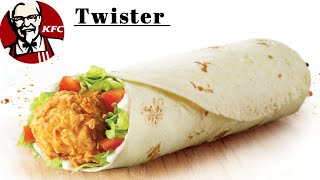KFC Zinger Twister Recipe | KFC Twister Wrap Recipe | How To Make Delicious KFC Wrap At Home