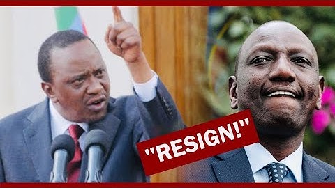 UHURU to RUTO: "RESIGN!"