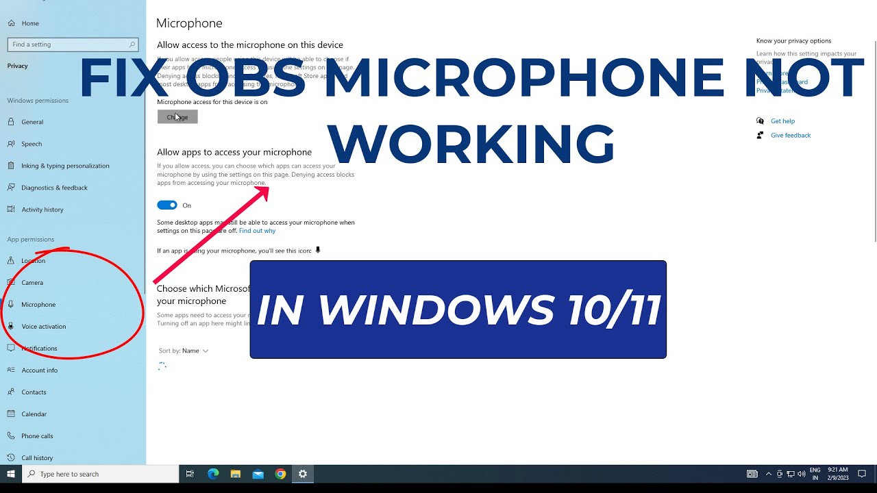 How To Fix OBS Microphone Not Working In Windows 10/11 ( FIXED) | 2023 ...