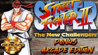 Super Street Fighter 2 Donus Arcade Edition Genesis Playthrough With Ryu 1080P60Fps
