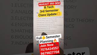 #makaut🔥#btech💥full 3rd semester planning for you🫵last one month planning🧐#makautsemester#electrical