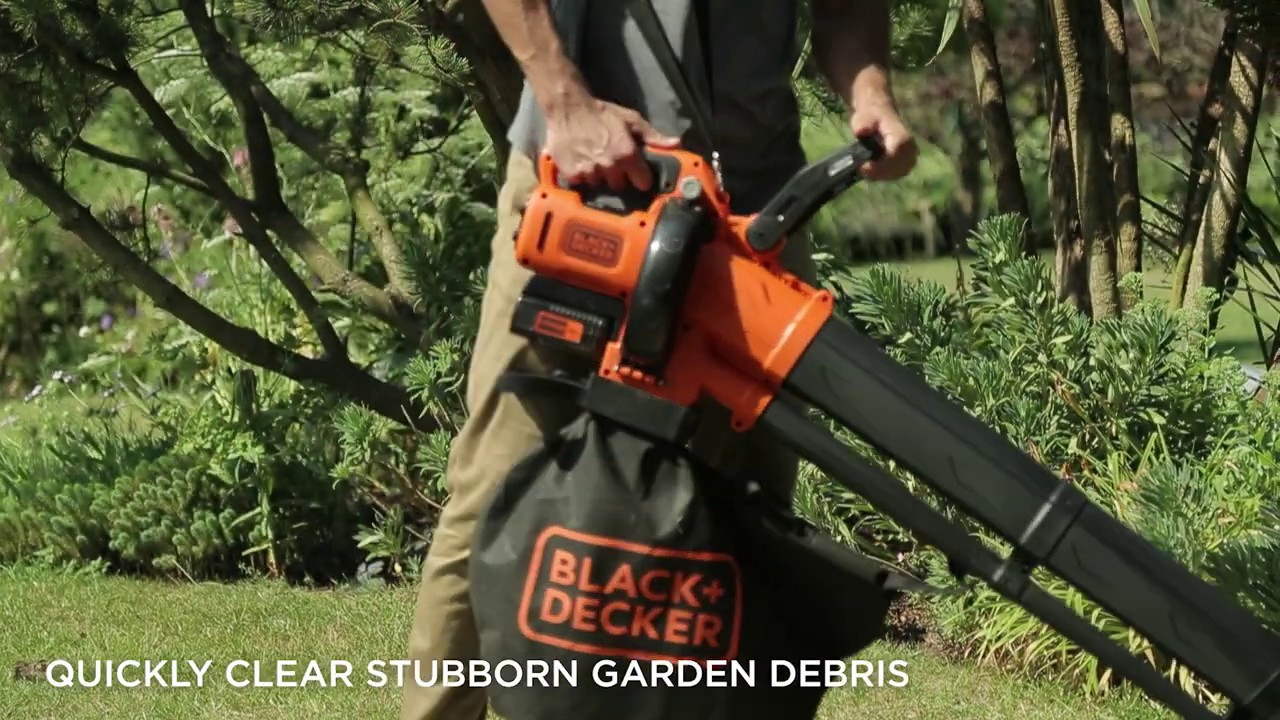 Black and Decker BCBLV36 36v Cordless Garden Vacuum and Leaf Blower