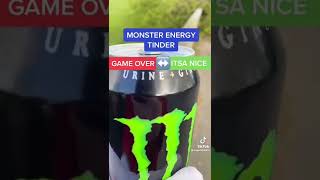 superlitmario: MONSTER ENERGY DRINK TINDER(Mario Red costume) funny videos competition tiktok short. screenshot 5