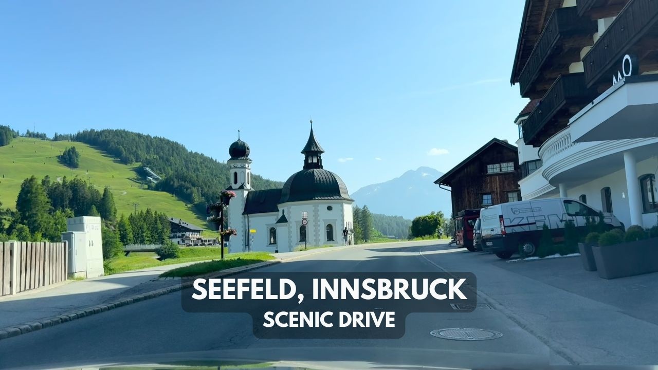 🇦🇹Seefeld, to Innsbruck | Scenic Alpine Drive | June 13 | Tirol, Austria