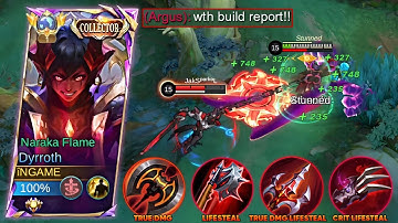 NEW OP DYRROTH RED LIFESTEAL TRUE DAMAGE BUILD THAT CAN DESTROY EVERYTHING!..🤫
